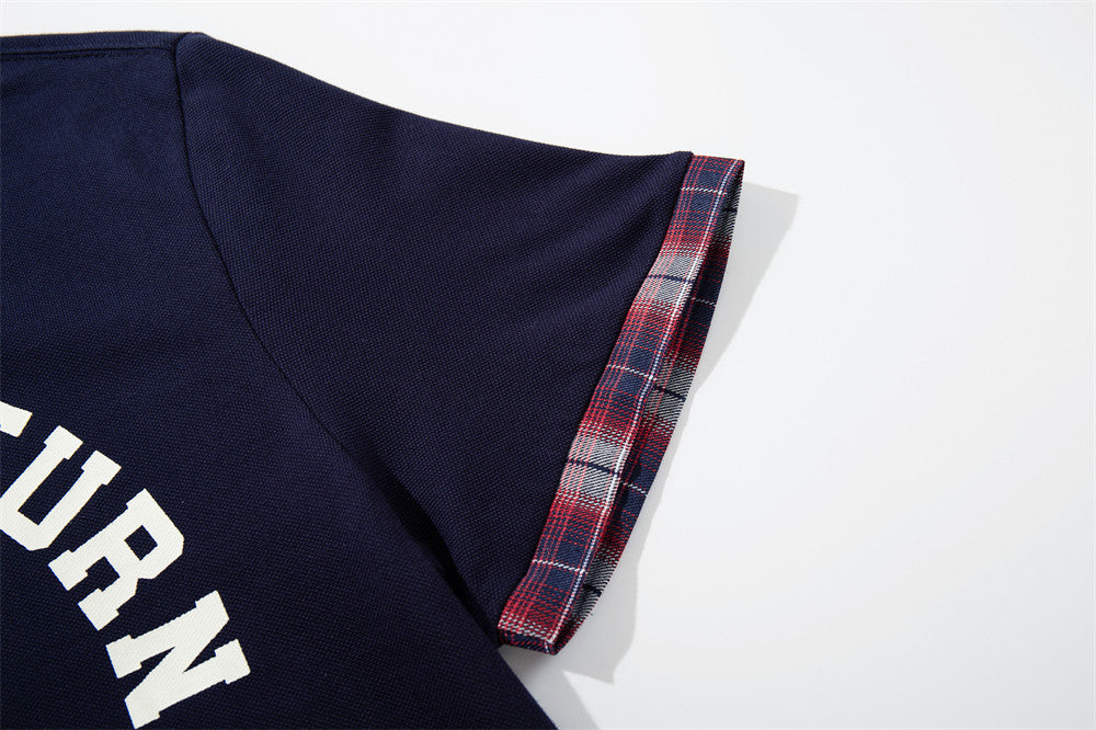 DAXUEN Short-sleeved polo shirt with graphic print