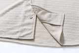 DAXUEN Loose-fitting button-up shirt with camp collar