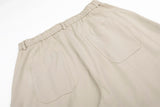 DAXUEN Loose-fitting wide-leg trousers in black and light beige