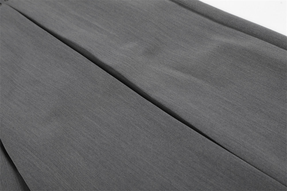 DAXUEN Wide-leg culotte pants in dark grey