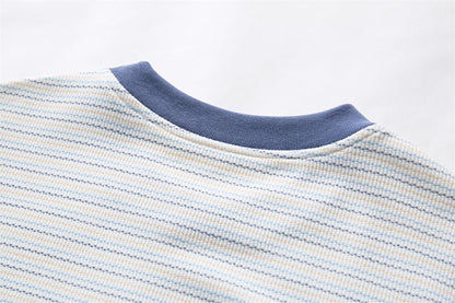 DAXUEN Oversized striped short-sleeved t-shirt