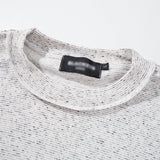 DAXUEN Oversized mock neck top with speckled texture