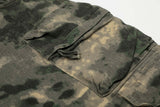 DAXUEN Wide-leg camouflage cargo shorts with multiple pockets