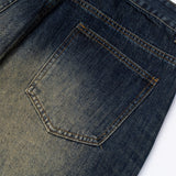 DAXUEN Distressed wide-leg denim shorts