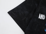 DAXUEN Oversized distressed graphic tie-dye short-sleeve T-shirt