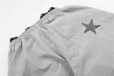 DAXUEN Wide-leg track pants with star graphics