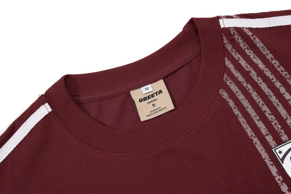 DAXUEN Short-sleeve T-shirt with graphic and stripes