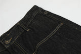 DAXUEN Wide-leg denim jeans with embroidered details