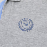 DAXUEN Short-sleeve polo shirt with striped details and embroidery