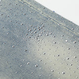 DAXUEN Light blue wide-leg denim jeans with studs