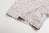 DAXUEN Short-sleeved collared shirt with cartoon cat embroideries