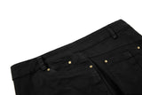 DAXUEN Black high-waisted flared cargo pants
