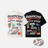 Bouncing Graphic Oversized T-Shirt