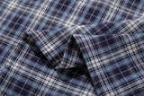 DAXUEN Short-sleeved plaid button-up shirt