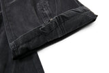 DAXUEN Punk distressed wide-leg overalls
