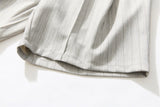 DAXUEN Wide-leg knee-length culotte shorts with belt