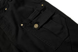 DAXUEN Black high-waisted flared cargo pants