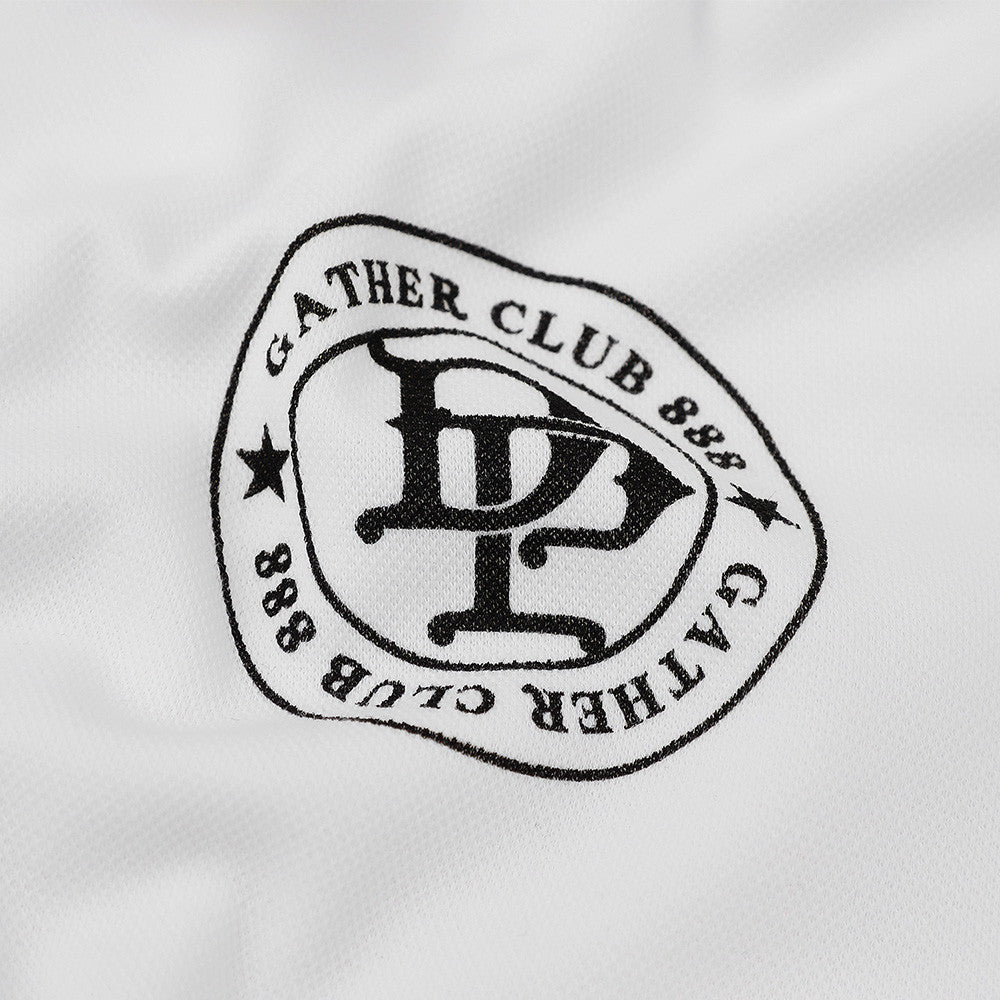 DAXUEN Short-sleeved polo shirt with embroidered logo and script print