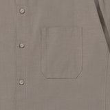 DAXUEN Short-sleeve button-up shirt with textured fabric