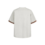 DAXUEN Layered contrast color short-sleeved t-shirt