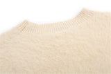 Mink Hair Rabbit Print Sweater