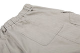 DAXUEN Pair of light grey relaxed-fit herringbone cargo shorts