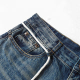 DAXUEN Loose-fit wide-leg denim culottes