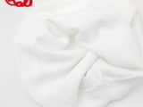 DAXUEN Short-sleeved oversized polo shirt with script embroidery