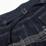 DAXUEN Wide-leg jeans with musical embroidery design