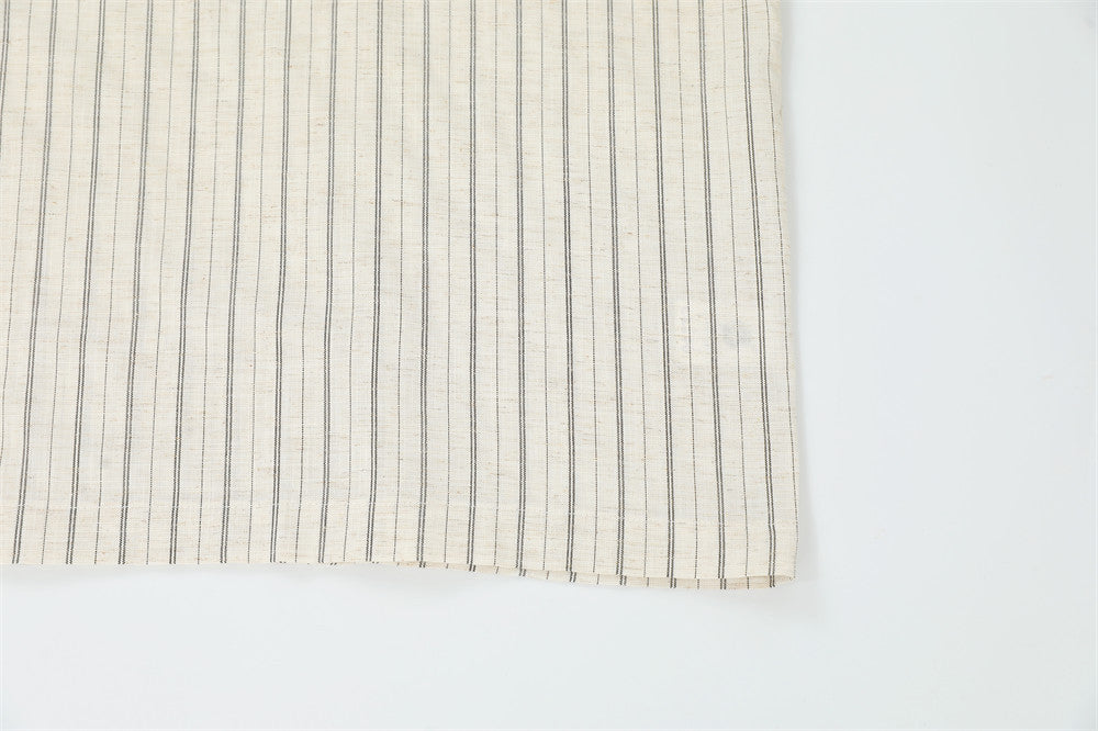 DAXUEN Relaxed-fit short-sleeved polo shirt with stripes