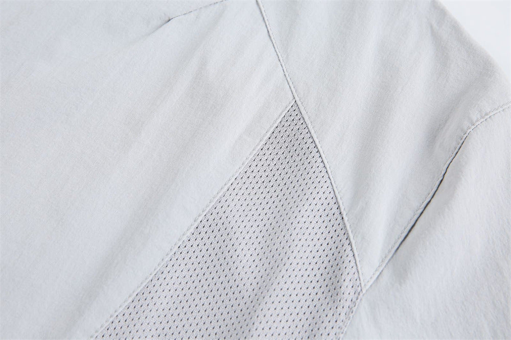 DAXUEN Lightweight full-zip jacket with mesh panels