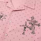 DAXUEN Polka-dot short-sleeve shirt with graphic prints