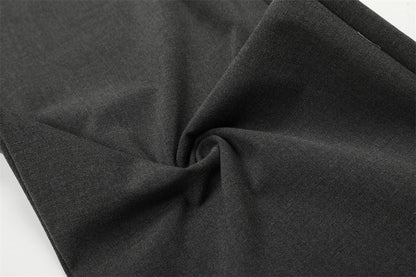 DAXUEN High-waisted wide-leg palazzo pants in dark grey and black