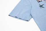 DAXUEN Distressed graphic short-sleeve t-shirt