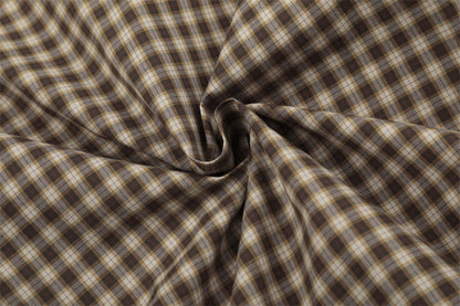DAXUEN Checked button-up shirt with short sleeves