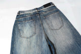 DAXUEN Loose-fit wide-leg denim culottes