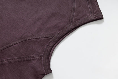 DAXUEN Sleeveless top with mock neck and embroidered graphic