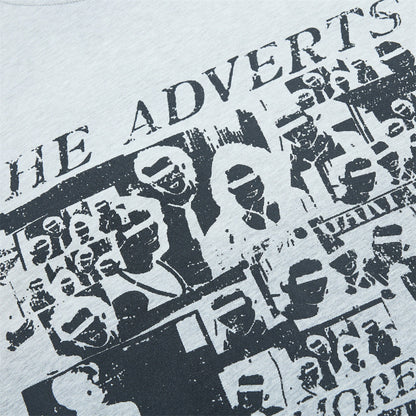 DAXUEN Faded graphic T-shirt with headshot collage print