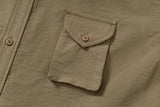 DAXUEN Short-sleeved button-up shirt with two chest pockets