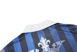 DAXUEN Short sleeve collared shirt with stripes and graphics