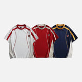 DAXUEN navy blue baseball graphic tee