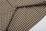 DAXUEN Checked button-up shirt with short sleeves