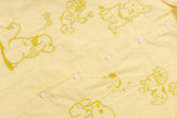 DAXUEN Short-sleeved button-up shirt with dog embroidery