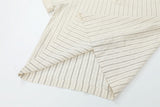 DAXUEN Relaxed-fit short-sleeved polo shirt with stripes
