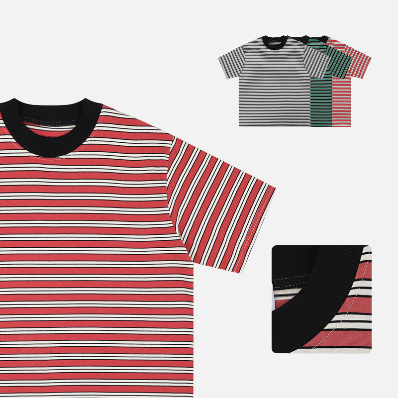 Relaxed Stripe T-Shirt for Summer