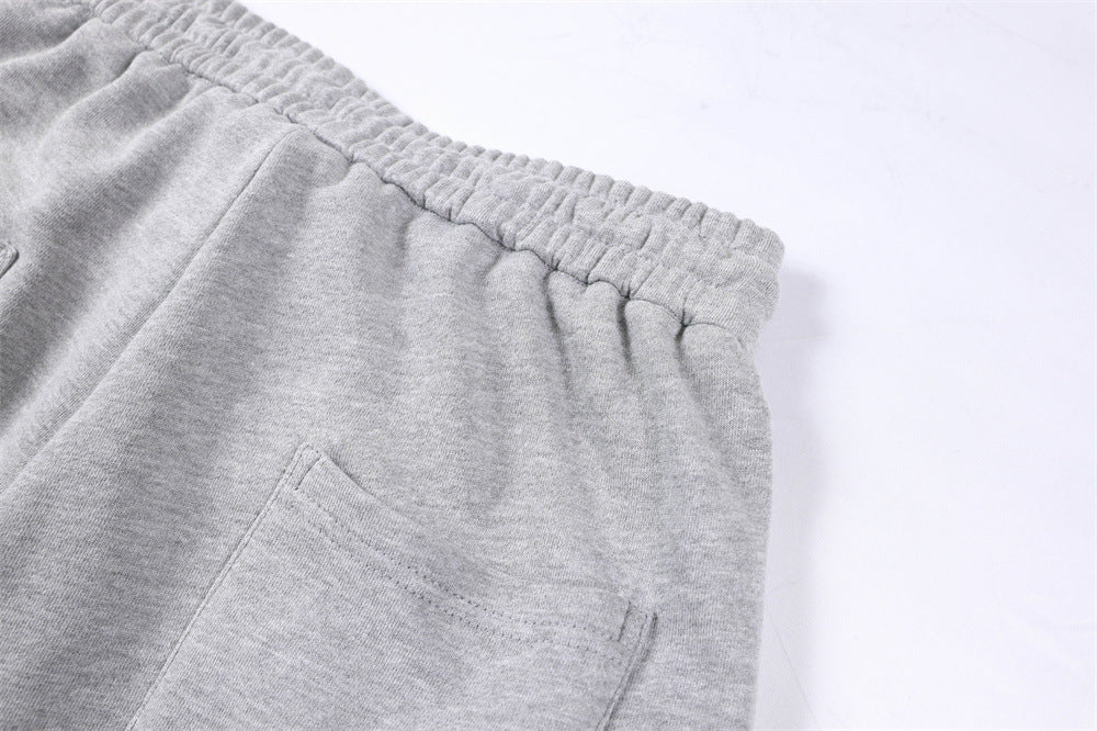 DAXUEN Two-tone loose-fit sweatpants with adjustable drawstrings