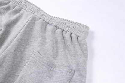 DAXUEN Two-tone loose-fit sweatpants with adjustable drawstrings
