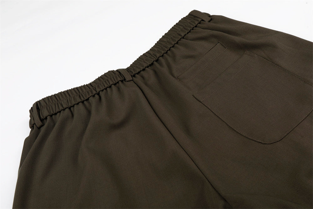 DAXUEN Knee-length casual shorts with rivet pockets