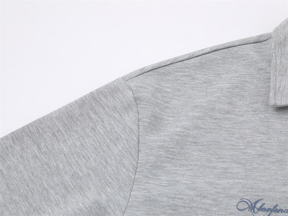 DAXUEN Short-sleeve polo shirt with striped details and embroidery