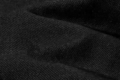 DAXUEN Solid black flared cargo pants